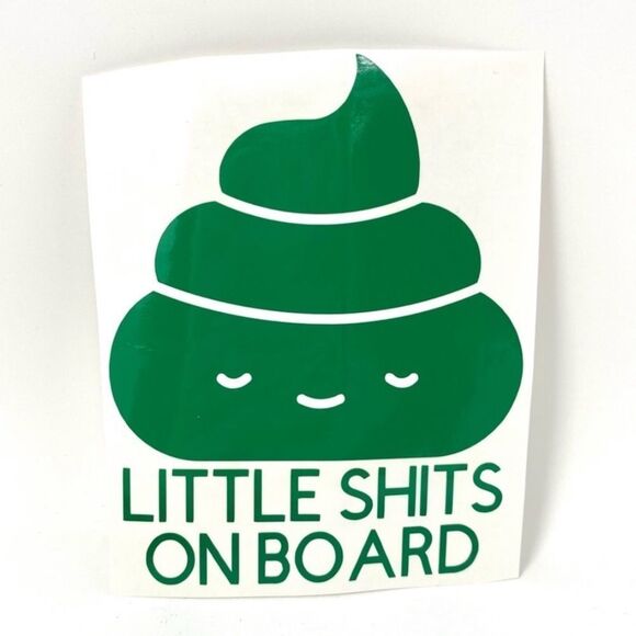 🆕 “Little Shits On Board” Decal - Picture 3 of 3